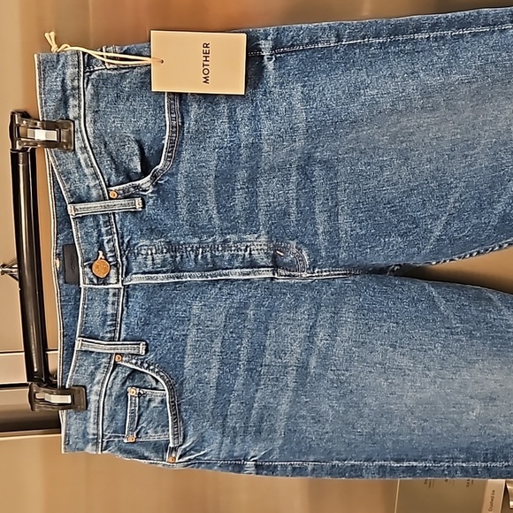💕MOTHER💕 The Tomcat Ankle Fray Jeans ~ Arigato Mr. Roboto Button Fly 33 NWT - Picture 11 of 16